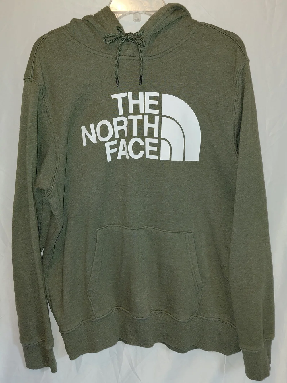 The North Face Olive Logo Pullover Hoodie #2369